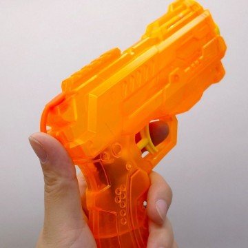 Фото2.Водний пістолет, довжина 17 см, ємність 180 мл, механічний принцип роботи MIC (301000)