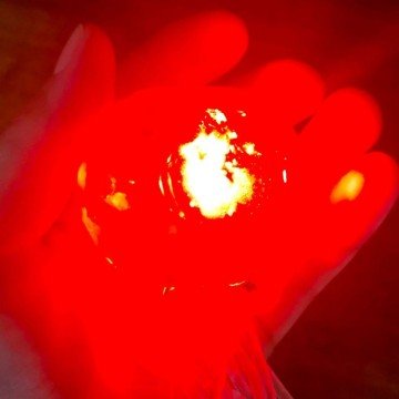 Фото2.Сквіш антистресс медуза  #488 з зірочками  LED світінням  (12/144) MIC (302184)