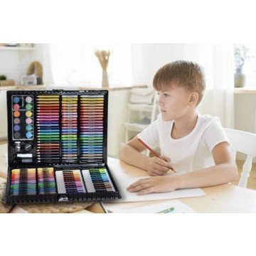 Фото2.Набір для творчості у валізі 168 предметів kids art set (303655)
