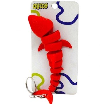Фото2.Брелок (3D друк) Flexi Shark / Акула Keychain (мікс видів) OYTOY (304002)