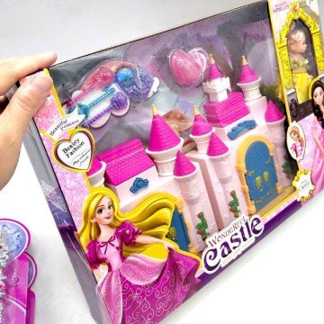 Фото2.Замок принцеси зі світлом в коробці YG Toys (304560)