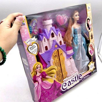 Фото2.Замок принцеси зі світлом в коробці YG Toys (304561)