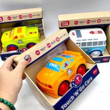 Фото2.Транспорт батар.муз.сенсор.їздить від дотику ДЖИП (САЛАТОВИЙ) MIC (305338)