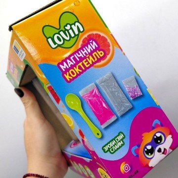 Фото2.Магічний коктейль ТМ Lovin Набір зроби свій слайм (ЗЕЛЕНИЙ) Lovin (305606)