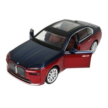 Фото2.Машина металева АВТОПРОМ 1:24 BMW I7 на батарейках, звук, світло Автопром (308338)