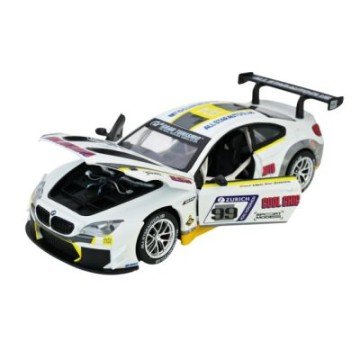 Фото2.Машина металева АВТОПРОМ на батарейках 1:24 BMW M6 GT3 зі звуками, світлом Автопром (308750)
