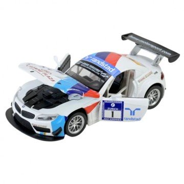 Фото2.Машина металева АВТОПРОМ 1:32 BMW Z4 GT3 на батарейках зі звуком, світлом Автопром (308751)