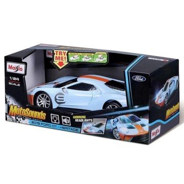 Фото2.Машинка іграшкова Maisto 1:24 2019 Ford GT Heritage (БЛАКИТНИЙ) MAISTO (309956)