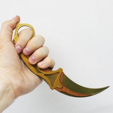 Фото3.Ніж Керамбіт з CS GO (Gold)