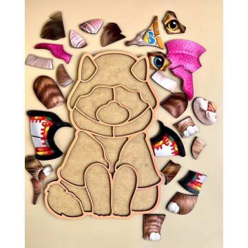 Фото3.Контурний пазл 