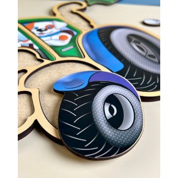 Фото3.Контурний пазл 