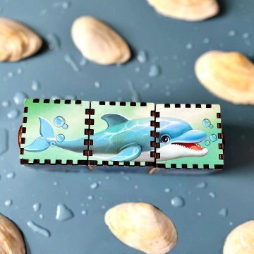 Фото3.Деревʼяні обертові кубики 