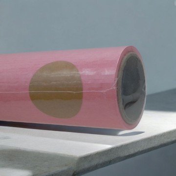 Фото3.Крафт-папір подарунковий, пакувальний HP 70 PINK ширина - 30 см, довжина - 10 метрів