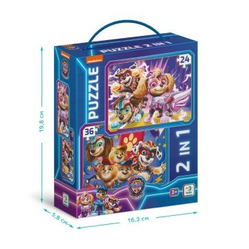 Фото3.Пазл 2 в 1 «Щенячий патруль. Зберігаємо світ у безпеці!»