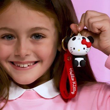 Фото3.Колекційна фігурка-брелок серії аніме Hello Kitty (метелик)
