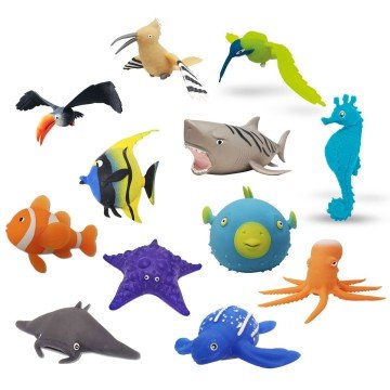 Фото4.Стретч-іграшка у вигляді тварини – ТВАРИНИ З ЕКВАТОРА (мікс видів)