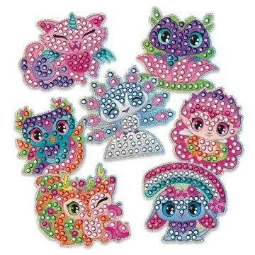 Фото3.Набір для створення стикерів з алмазною мозаїкою – Космічні улюбленці