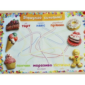 Фото3.Кондитерська лавка. Гіпсова розмальовка на магнітах