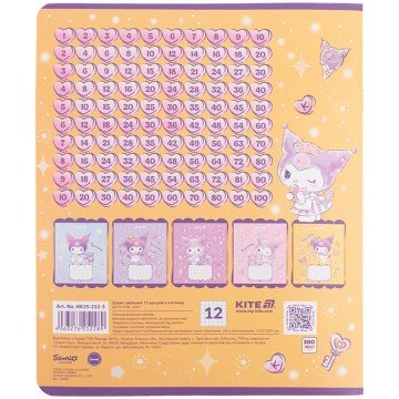 Фото4.Зошит 12 арк., кл., УФ лак + глітер, HK-3