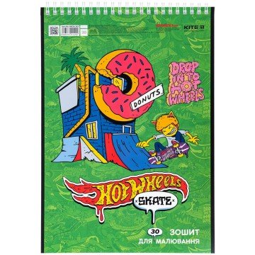 Фото3.Зошит для малювання, 30 арк., спір., гібр. лак + УФ лак, HW