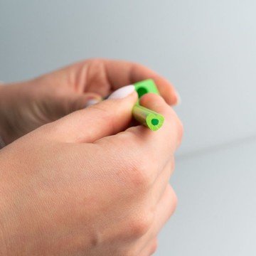 Фото3.Олівці кольорові пластикові, 12шт Kite Heart