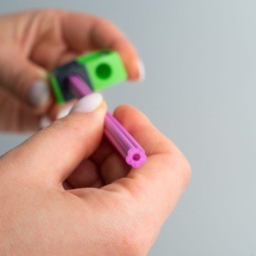 Фото3.Олівці кольорові пластикові, 12шт Kite Flower