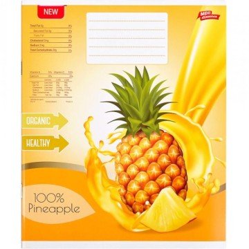 Фото3.Зошит кольоровий 12 аркушів, лінія (20 штук в упаковці)