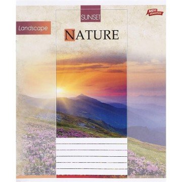 Фото3.Зошит кольоровий 12 аркушів, клітинка (20 штук в упаковці)