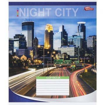 Фото3.Зошит кольоровий 18 аркушів, лінія (20 штук в упаковці)