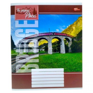 Фото3.Зошит кольоровий 36 аркушів, клітинка 3427 N