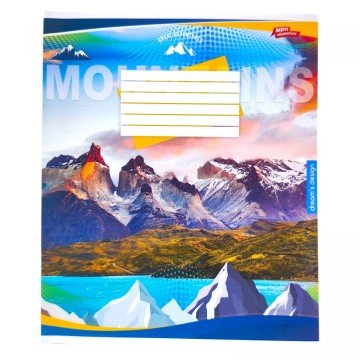 Фото3.Зошит кольоровий 48 аркушів, клітинка (16 штук в упаковці)