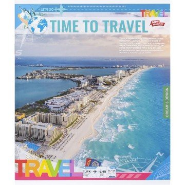 Фото3.Зошит кольоровий 96 аркушів, клітинка (8 штук в упаковці)