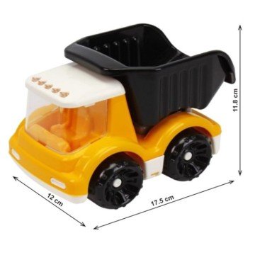 Фото3.Іграшка Самоскид-МІНІ ТехноК, (ЖОВТО-ЧОРНИЙ)