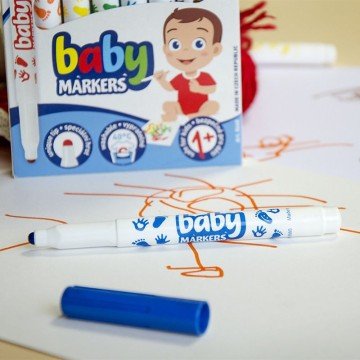 Фото3.Фломастери 8660 Baby, набір 8 шт.