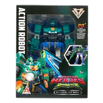 Фото3.Фігурка DINOSTER - СТЕГО БЛАСТ ВІНГ (12,7 см, з аксесуарів)