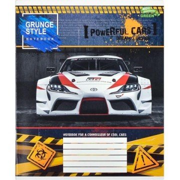 Фото3.Зошит кольоровий 48 аркушів, клітинка (16 штук в упаковці)