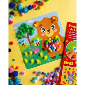 Фото3.Набір для творчості. Pompon Art. Ведмідь Ранок (278296)