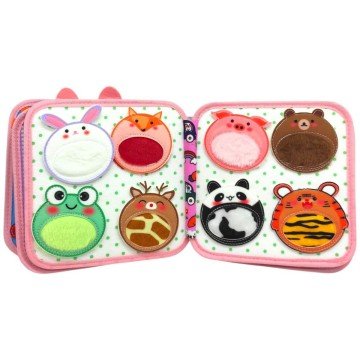 Фото3.Мʼяка книжка-бізіборд 