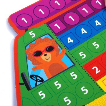 Фото3.Набір для творчості зі плюшевою мозаїкою «Транспорт» укр