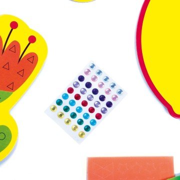 Фото3.Набір для творчості з мʼякою мозаїкою та стразами 