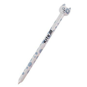 Фото3.Ручка кулькова автоматична Funny cat, синя