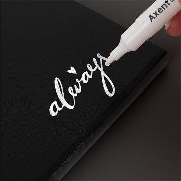 Фото3.Маркер Permanent White 2545-A, 2 мм круглий білий