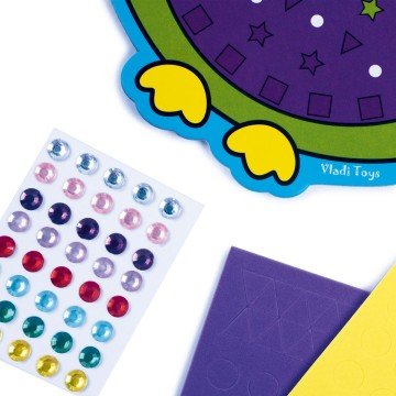 Фото3.Набір для творчості зі мʼякою мозаїкою та стразами 