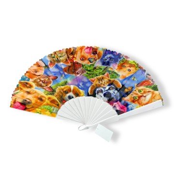 Фото3.Аксесуар віяло мікс видів (котики та собачки)