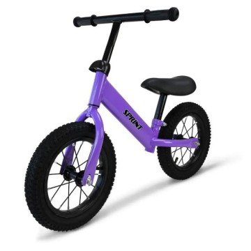 Фото3.Велобіг (сталевий, колеса 12 дюймів надувні) фіолетовий