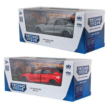 Фото3.Машинка металева - FORD MUSTANG MACH-E GT 2023 (СРІБЛЯСТО-СІРИЙ) TechnoDrive (294891)