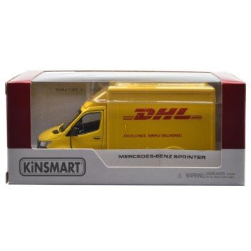 Фото3.Модель легкова MERCEDES-BENZ Sprinter (DHL Edition 5ʼʼ KT5475W  метал.інерц.відкр.дв.кор) Kinsmart (