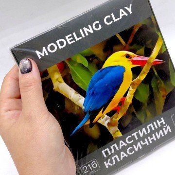 Фото3.Пластилін 12 кольорів 216г (46424) MIC (305410)