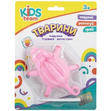 Фото3.Іграшка антистрес надувна Тварини (Порося) KIDS TEAM (309633)