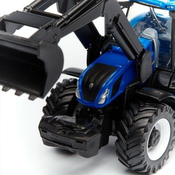 Фото4.Автомодель серії Farm - Трактор NEW HOLLAND T7.315 з фронтальним навантажувачем (синій, 1:32)